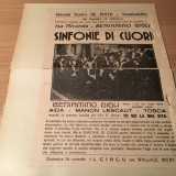 O ancora, tra le opere teatrali, spicca tra tutte "Sinfonie di cuori" con Beniamino Gigli che cant� qui alcune opere popolari tra cui l'Aida e la Tosca